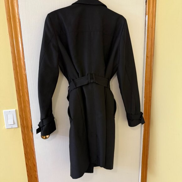 Knee Length Trench Coat sz XL - Picture 3 of 3